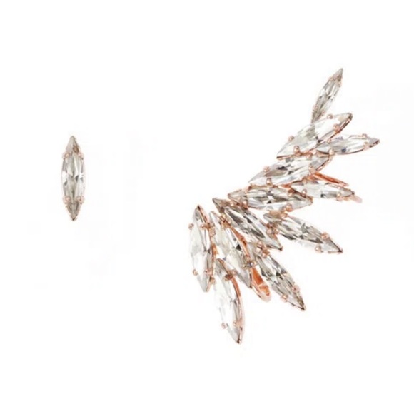 Ryan Storer crystal statement ear cuff and matching stud. - Picture 3 of 5